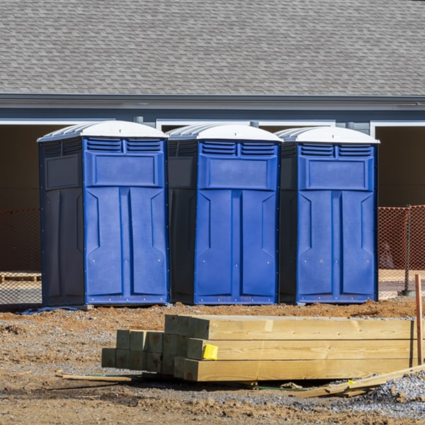 is there a specific order in which to place multiple porta potties in Rockton PA